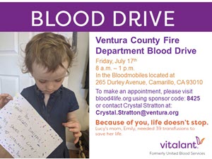 VCFD Blood Drive 07-17-20