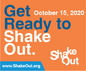 Get Ready to Shake Out October 15 2020