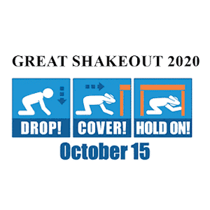 Great Shakeout 2020 October 15