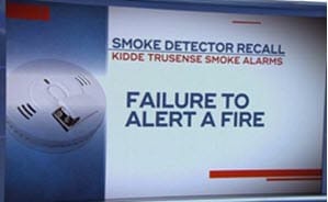 Recalled smoke alarm