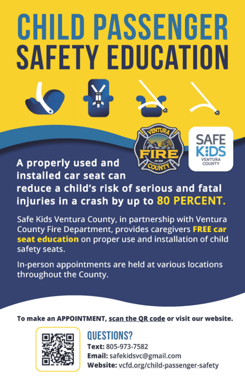 Car Seat Safety Flyer